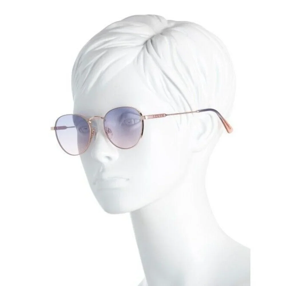 Bebe Bbop Sunglasses - rose gold, BEBE Round Sunglasses. - Picture 2 of 10